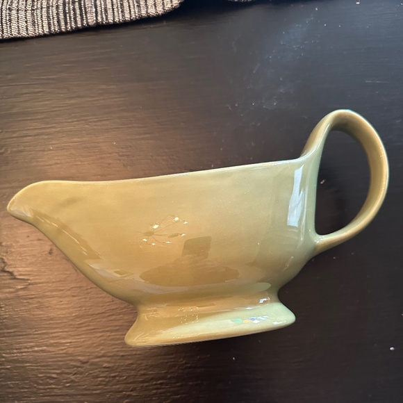 Gravy Boat by Pottery Barn / Sausalito line / Sage Moss Green! - Picture 2 of 5